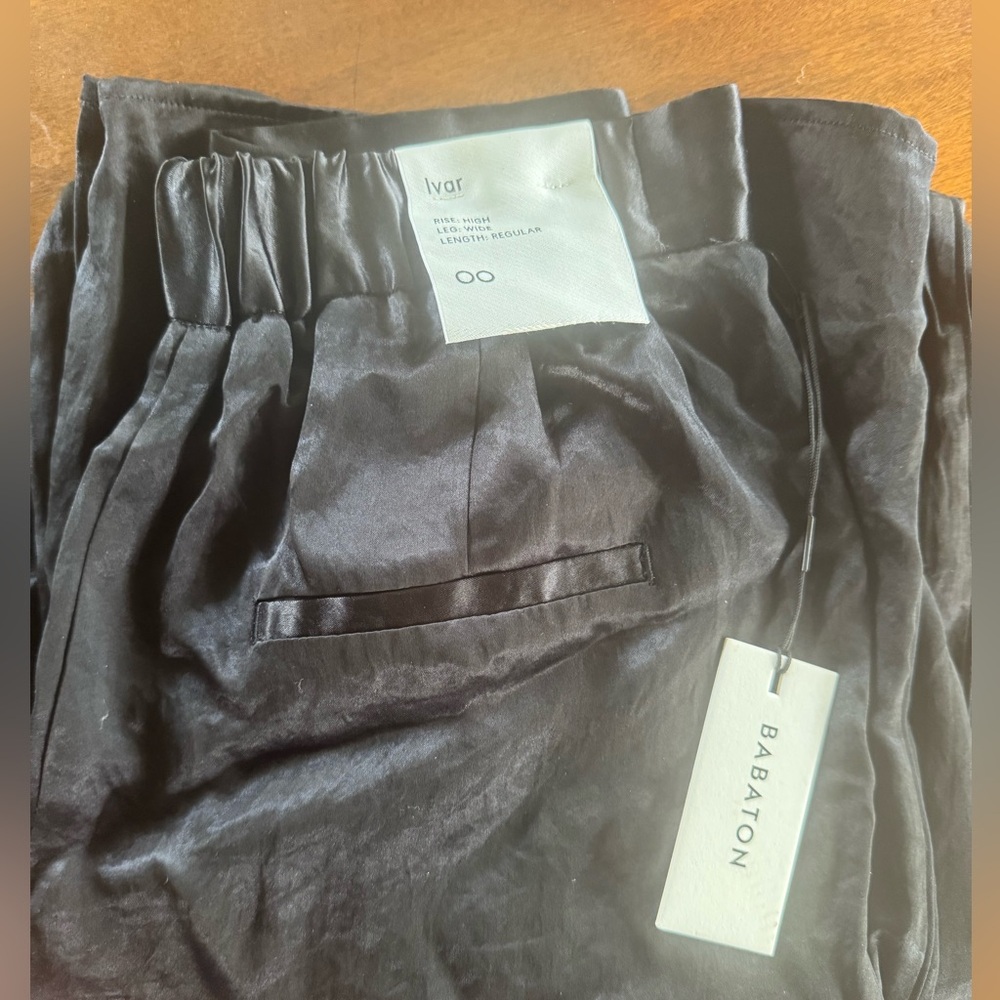 Aritzia Babaton Ivar Silky Wide Leg pant size 00